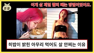 히밥 먹방 다이어트 살 안찌는 비결은 이 방법이에요!