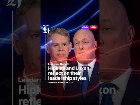 Thumbnail for Hipkins and Luxon on leadership styles