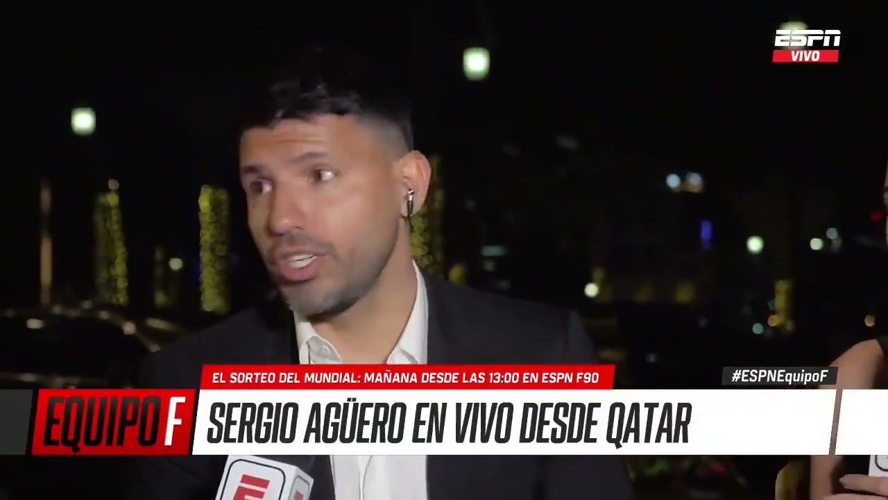 Morena Beltrán y Kun Agüero equipo F