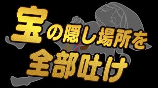 宝の隠し場所を全部吐け