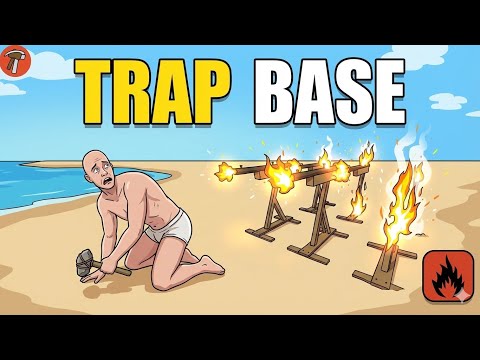 Build Trap Base and Destroy Enemies Inside | Oxide Survival Island