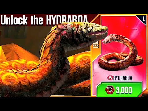 NEW SUPER HYBRIDS HYDRABOA MAX X3 LEVEL 40 | JURASSIC WORLD THE GAME