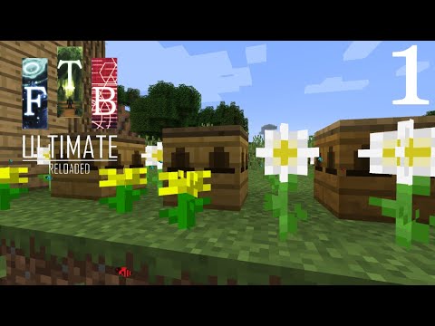 FTB Ultimate Reloaded Modded Survival Ep. 1 The Bees Knees!!