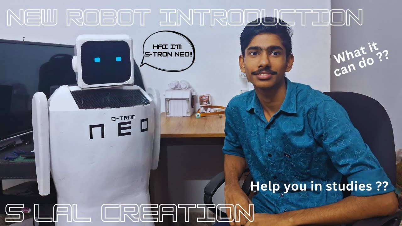 Watch S-TRON NEO Come to Life – My Ultimate AI Robot Build! | Full Demo | S lal Creation