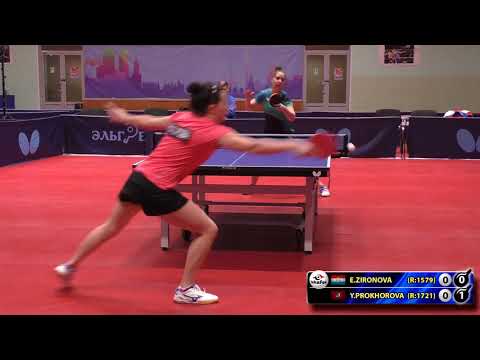 4.ZIRONOVA - PROKHOROVA #RUSSIAN #Championships #tabletennis #настольныйтеннис
