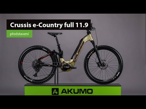 Elektrokolo CRUSSIS 2024 e-Country full 11.9 - celoodpružené nízkonástupové elektrokolo