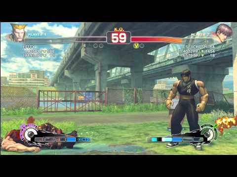 EFFY (Guile) vs SEIICHI SHIIBA (Guy)