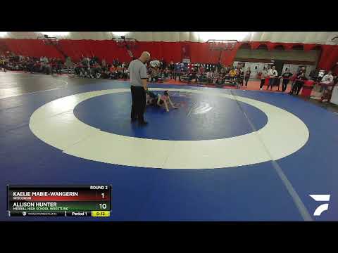 100-106 Lbs Round 2 - Allison Hunter, Merrill High School Wrestling Vs Kaelie Mabie-Wangerin, Wisc