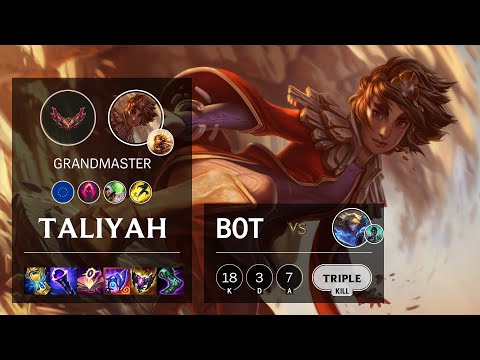 Taliyah Bot vs Ezreal - EUW Grandmaster Patch 12.2