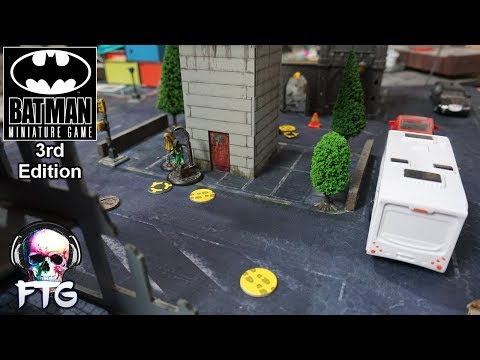 3rd Edition Batman Miniature Game - League of Assassins VS Joker