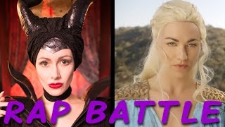 MALEFICENT vs DAENERYS: Princess Rap Battle (Yvonne Strahovski &amp; Whitney Avalon) *explicit*