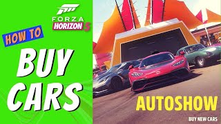 Forza Horizon 5 How to Buy Cars
