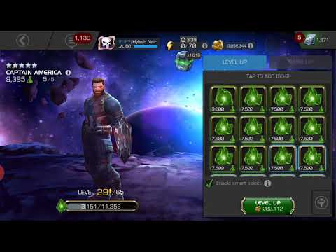 MCOC 5* CAPTAIN AMERICA (INFINITY WAR) 5/65 MERA 5TH CHAMPION HAI DOSTO JO FULL RANK UP HAIN