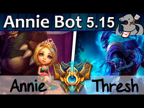 Annie Bot - Annie/Varus vs Thresh/Kalista - Support - Challenger S5 | 251