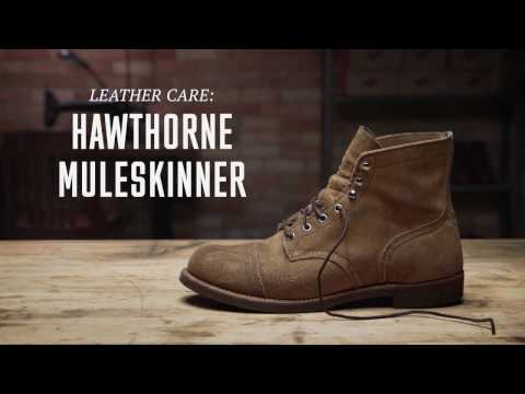 Red Wing Heritage - Hawthorne Muleskinner (Roughout) Leather Care