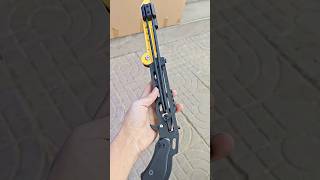 test the power of folding slingshot rifle#hunter #outdoors #slingshot