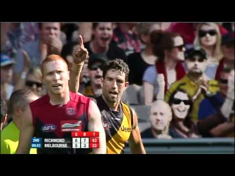 AFL Round 3 - Richmond v Melbourne match summary