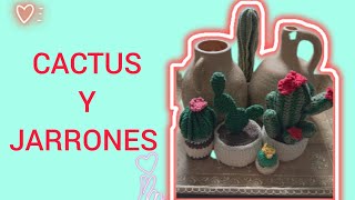 CACTUS Y JARRONES