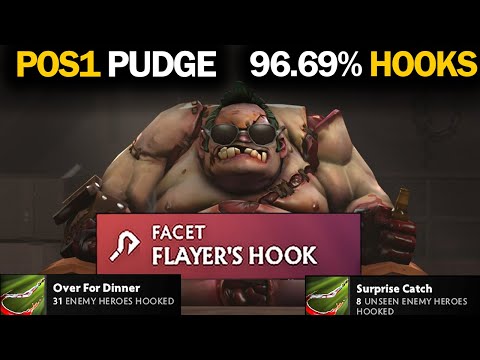 Unstoppable Roaming Pudge with 96.69% Hook Accuracy! | Pudge God