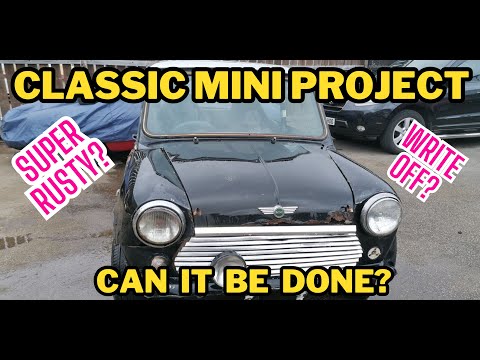 Can a Guy with no skills, restore a Classic Mini?    every Subscribe = Blind Faith!! 🤣