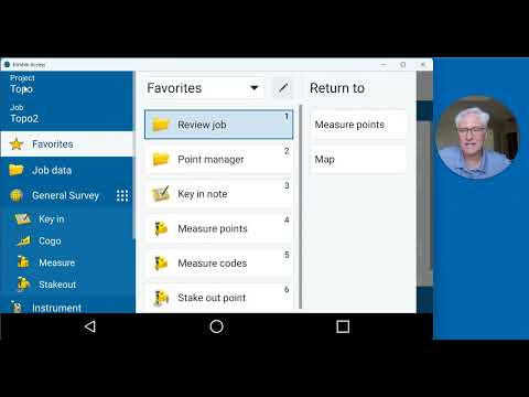 Starting a Base Rover RTK Survey With a Here Position in Trimble Access