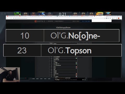 Topson & No[o]ne NEW TEAM "Ol'G" leaked by Dota 2 Leaderboards