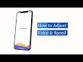 Speechify | How to Adjust Voice & Speed