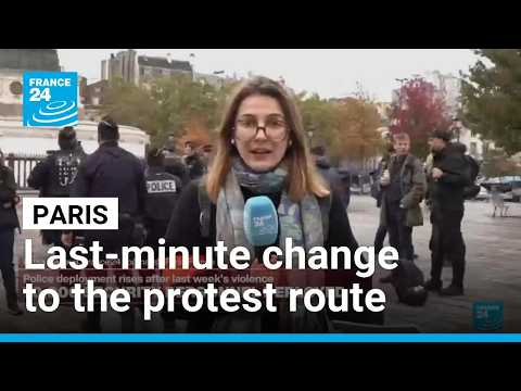 Paris: Last-minute change to the protest route