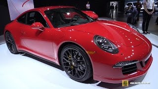 2015 Porsche 911 Carrera 4 GTS - Exterior and Interior Walkaround - Debut at 2014 LA Auto Show