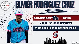 Elmer Rodríguez Cruz Vs. Erie SeaWolves 7/22/25