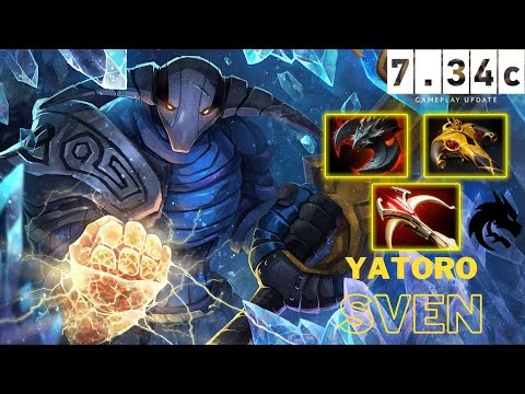 Yatoro Dominates the Game with a Monstrous Sven Carry | Patch 7.34c
