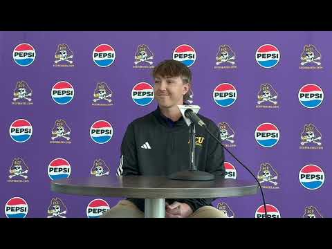 ECU 1B Austin Irby at 2026 Media Day