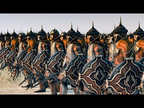 Dol Amroth VS Dale | The Huge Cinematic Battle | Total War Attila | 17,000 Units Battle
