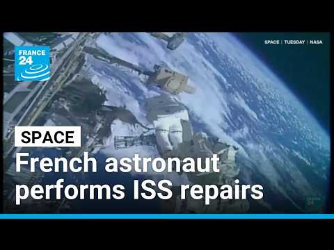 French astronaut performs second spacewalk in just a week