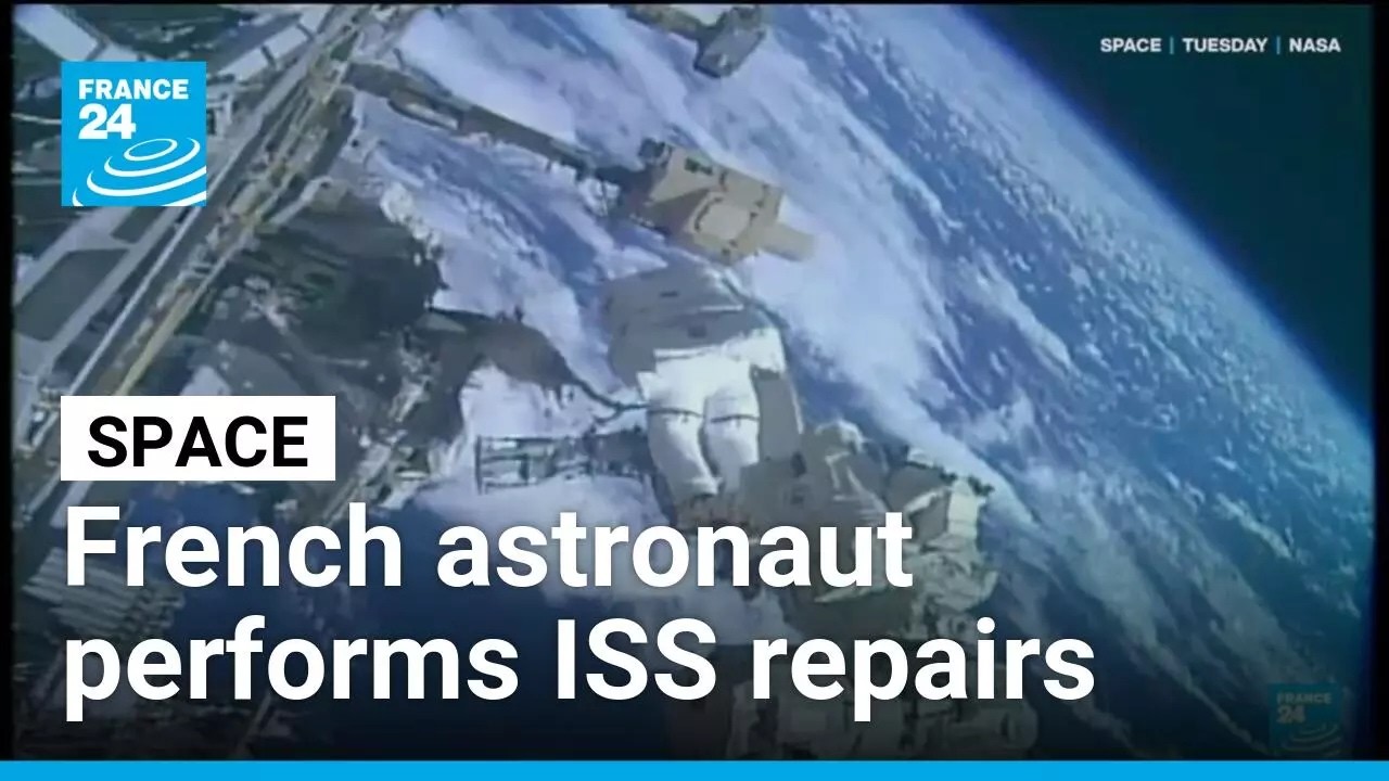 French astronaut performs second spacewalk in just a week • FRANCE 24 English
