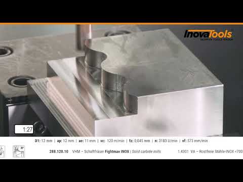 InovaTools / 288 120 10 – VHM – Keményfém maró Fightmax INOX / Tiger-Tools