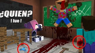 😱 QUIEN ES EL ASESINO SUELTO EN LA ESCUELA - MINECRAFT TROLL ROLEPLAY