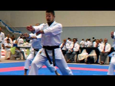 Team kata men's Japan Kanku-dai semi-final .3gp