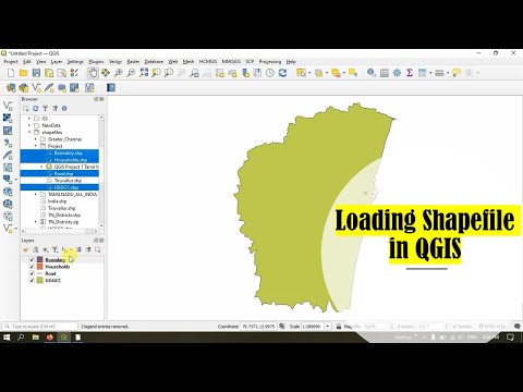 QGIS Tutorials 9: Loading Shapefile in QGIS |  QGIS Beginners