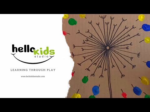 EASY FINGER PAINTING IDEA FOR KIDS / Kid Arts / DIY CRAFTS- Preschool Activities
