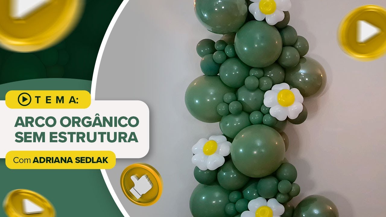 Como Fazer Arco de Balão | Guirlanda Desconstruída Sem Estrutura | Balões São Roque