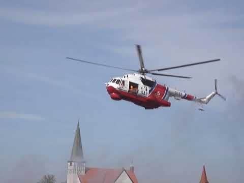 Pokaz ratowniczy w porcie Roenne