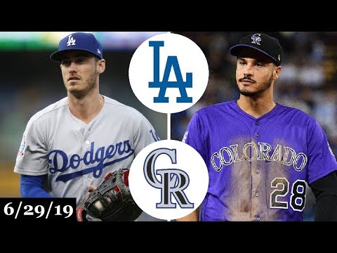 Los Angeles Dodgers vs Colorado Rockies - Full Game Highlights | June 29, 2019 | 2019 MLB Season