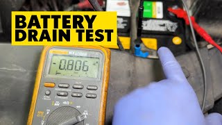 BATTERY DRAIN TEST PARASITIC DRAW : 2006 HONDA PILOT