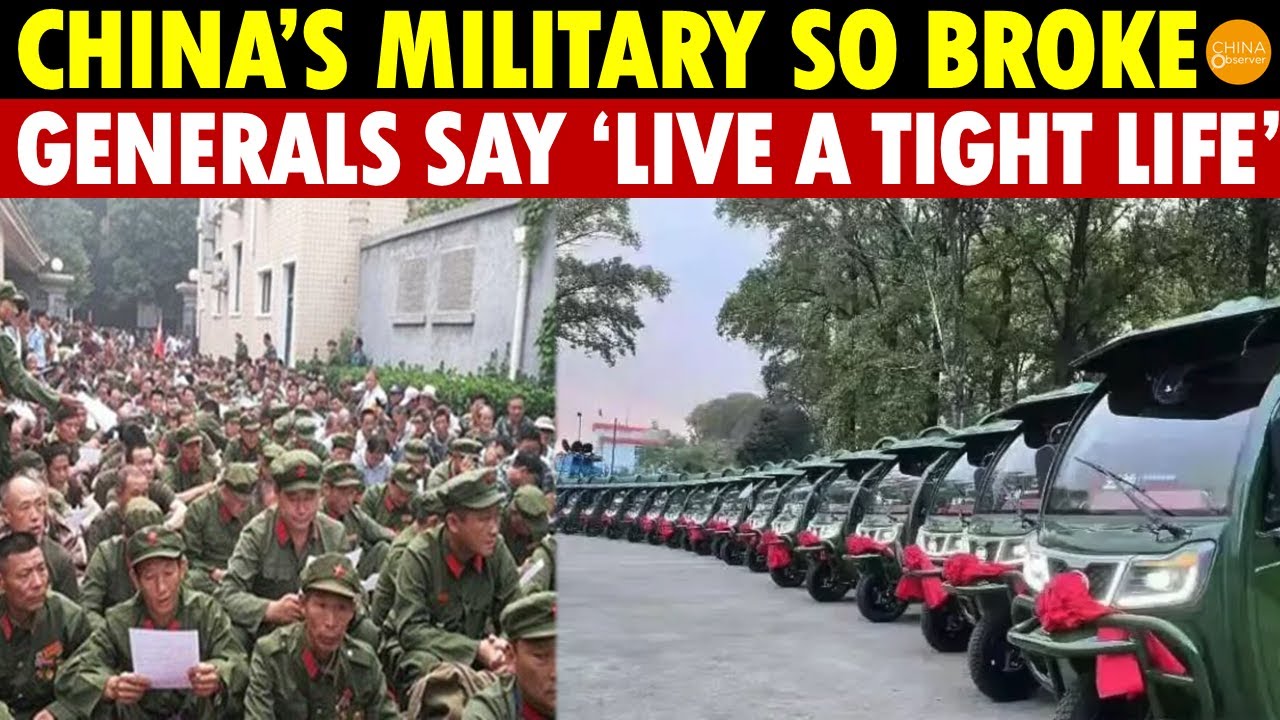 China’s Military So Broke, Generals Say ‘Live a Tight Life,’ Buying Cheap Trikes for Transport