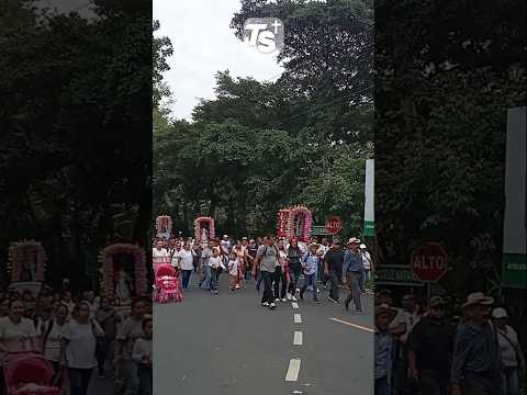 Salida de Santa Cruz Naranjo de las Imágenes Peregrinas de Santa Rosa de Lima 2026 #fe # #tradicion