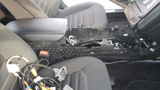 How to remove the center console on a 2017 ford fusion