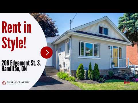 206 Edgemont Street South Hamilton For Lease | Hamilton Real Estate | Mike McCarthy Realty