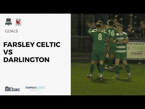 Goals: Farsley Celtic v Darlington