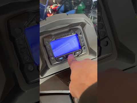 How to change your color display on Polaris snowmobile